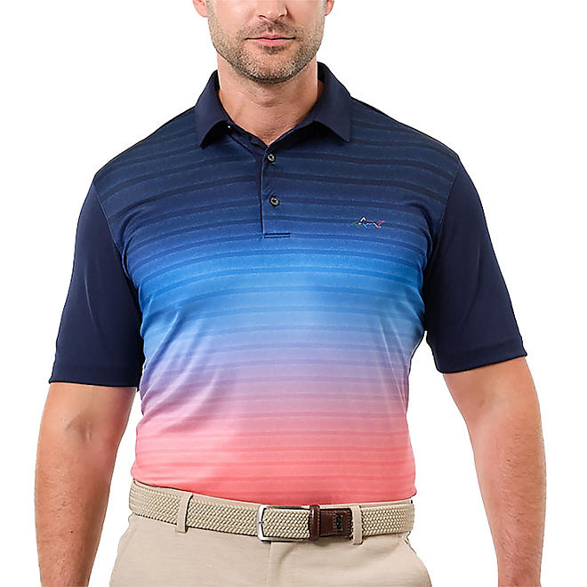 Greg Norman Men's Performance Golf Polo