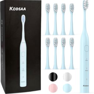 4 Replacement Heads Sonic Soft Electric Toothbrush