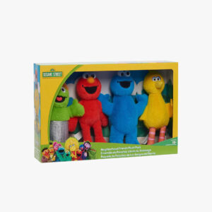 Collectors Plush 4pk Sesame Street.
