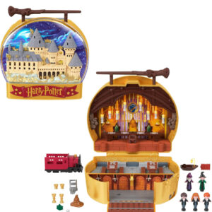 Polly Pocket Collector Playset, Harry Potter Compact with 5 Dolls and 11 Accessories