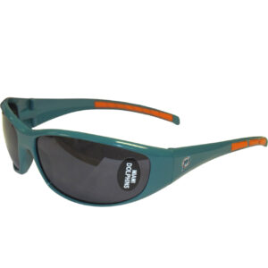 Siskiyou Sports NFL Miami Dolphins Wrap Sunglasses.