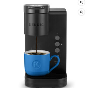 Keurig K-Express Essentials Red Single-Serve K-Cup Pod Coffee Maker.