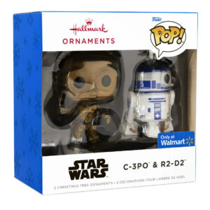 Hallmark Star Wars C-3PO and R2-D2 Funko POP! Christmas Ornaments, 2, 0.32lbs