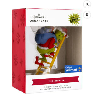 Hallmark Dr. Seuss's How the Grinch Stole Christmas! Grinch on Ladder Christmas Ornament