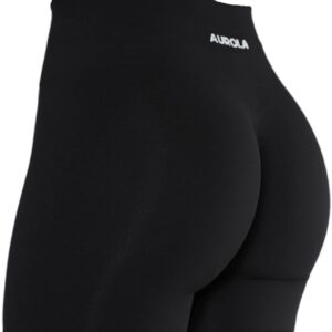 AUROLA Intensify Workout Shorts for Women Seamless Scrunch Short Gym Yoga Running Sport Active Exercise Fitness Shorts.