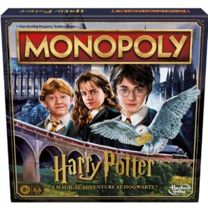 Monopoly HARRY POTTER Edition Board Game | A Magical Adventure at Hogwarts | Ages 8 and Up | 2 to 6 Players | Family Games | Gifts for Kids and Adults