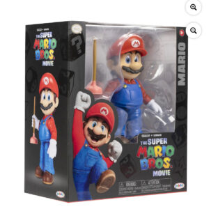 Super Mario Movie 5 inch Mario Action Figure with Plunger Accessory