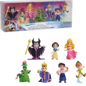 Disney100 Years of Enchantment Celebration Collection Limited Edition 7-piece Figure Pack, Kids Toys for Ages 3 Up by Just Play.