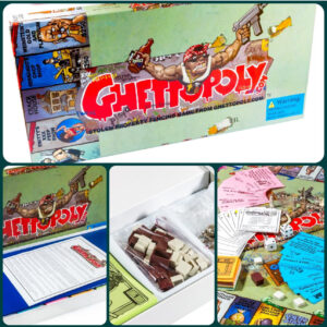 Ghettopoly Boardgame For 4 Players. Very Rare.