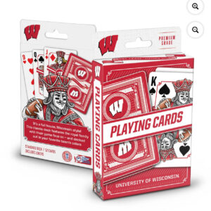 YouTheFan NCAA Wisconsin Badgers Classic Series Playing Cards.