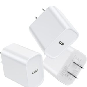 3 Pack USB C Charger Block, iGENJUN Phone 16 15 Charger Block 25W PD Power Adapter, USB C Wall Charger Compatible with Phone 16/16Pro/16Pro Max/16Plus/15/14/13/12,Xs/X, Pad, Galaxy and More.