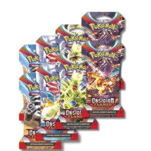 Pokemon Scarlet & Violet Obsidian Flames | Sleeved Boosters Packs. These come in three packs for $25