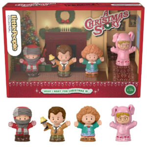 Fisher-Price Little People Collector A Christmas Story Special Edition Figure Set, 4 Figurines