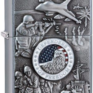 Zippo Heroes Lighters. Does not come with lighter fluids.