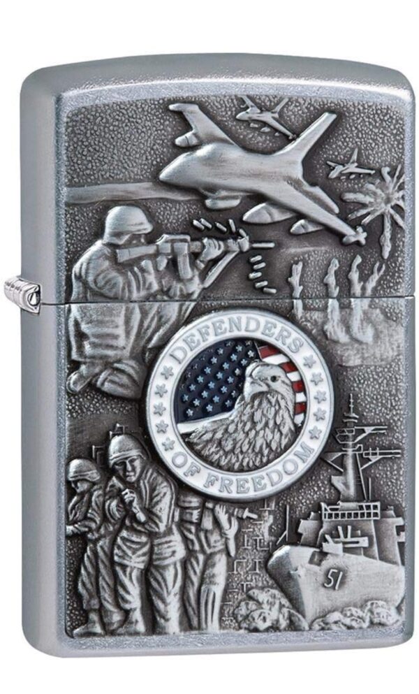 Zippo Heroes Lighters. Does not come with lighter fluids.