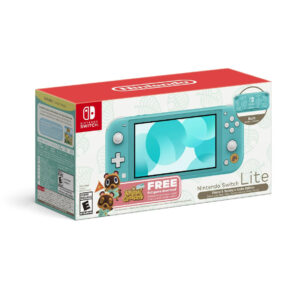Nintendo Switch™ Lite (Timmy & Tommy’s Aloha Edition) Animal Crossing™: New Horizons Bundle (Full Game Download Included)