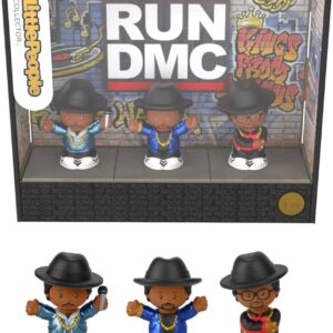 Little People Collector Run DMC Special Edition Set, 3 Figures for Adults & Hip Hop Fans in Display Box