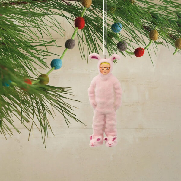 Hallmark A Christmas Story Ralphie in Bunny Suit Christmas Ornament