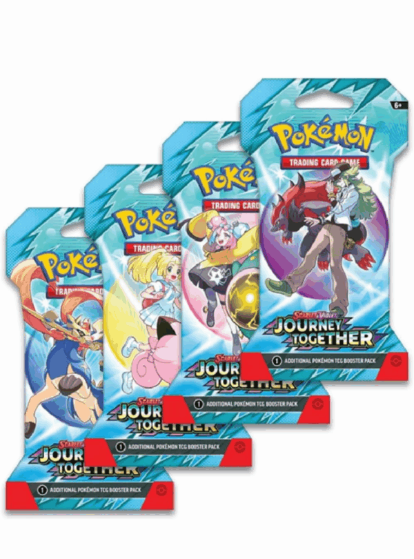 Pokemon SV9 Scarlet and Violet Journey Together Booster Pack. These are sold in a 3 pack set. As other packs are 3 for $25.00