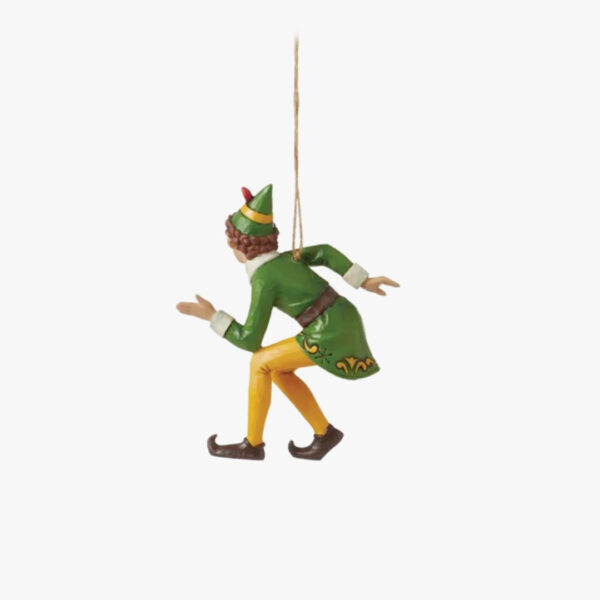 Jim Shores Buddy Elf by Candy Cane Ornament Christmas Ornament.
