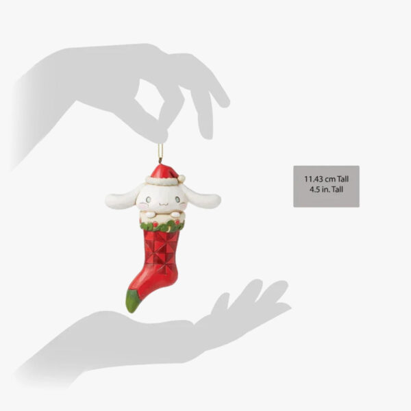 Jim Shores Cinnamoroll Christmas Hanging Ornament. Christmas Ornament