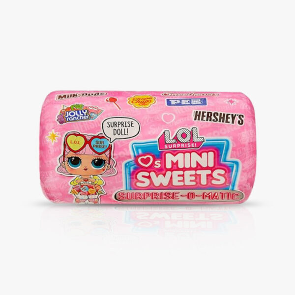 LOL Surprise Loves Mini Sweets Surprise-O-Matic Dolls with 9 Surprises, Candy Theme, Accessories, Collectible Doll, Vending Machine Packaging, Holiday Toy, Great Gift for Kids Girls Boys Ages