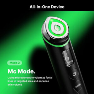 Medicube Age-R Booster Pro - 6-in-1 Total Care LED Indication Device for Enhanced Absorption, Radiance,Elasticity,Facial Contouring,and Pore Care with 4 Modes - Korean Skin Care