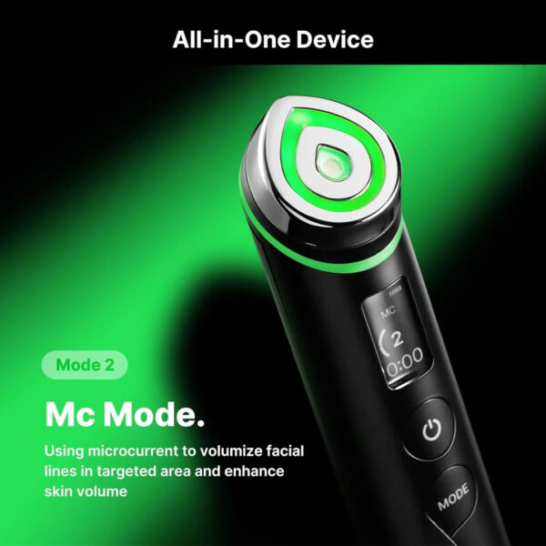 Medicube Age-R Booster Pro - 6-in-1 Total Care LED Indication Device for Enhanced Absorption, Radiance,Elasticity,Facial Contouring,and Pore Care with 4 Modes - Korean Skin Care