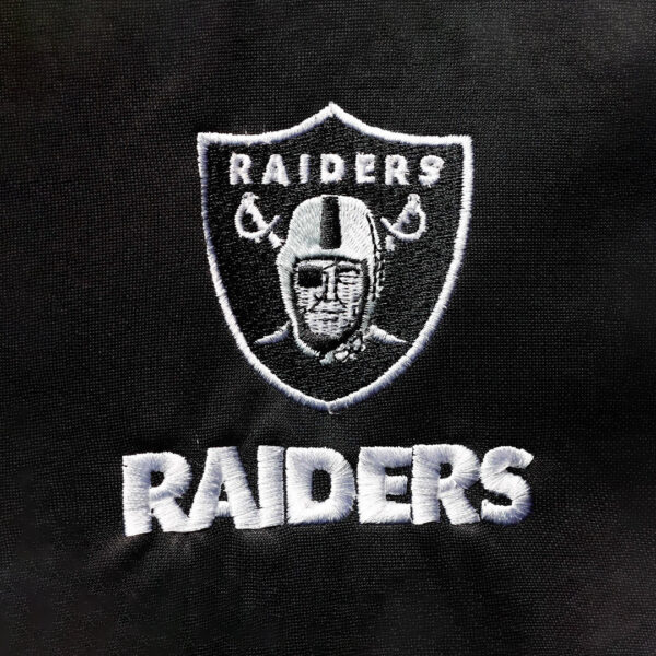 Men's Dunbrooke Black/Gray Las Vegas Raiders Apprentice Full-Zip Hoodie. Size XL - Image 3