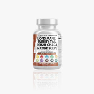 Visit the Store, Clean NutraceuticalsClean NutraceuticalsVisit the Store4.4  4,779Clean Nutraceuticals Lions Mane 3000mg 20in1 Mushroom Supplement with Turkey Tail 2000mg Reishi 1000mg Cordyceps Chaga 1000mg Maitake Meshima Poria Cocos Shiitake Oyster