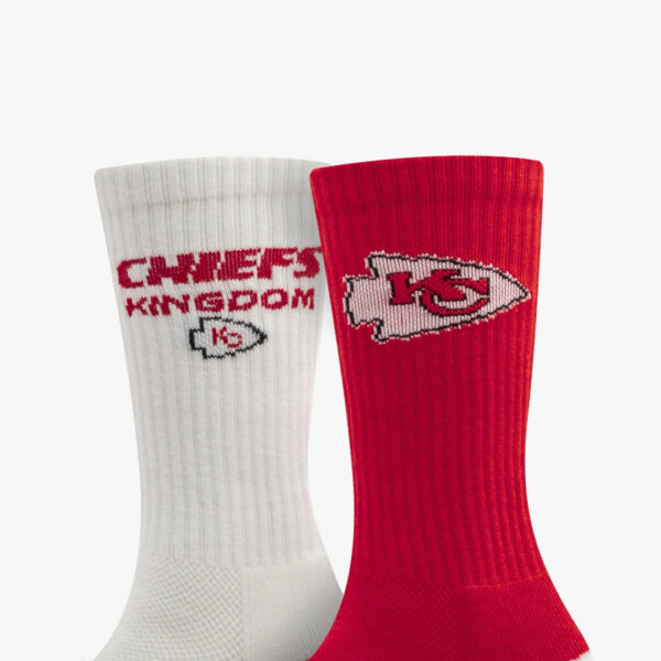 NFL Adult 2-Pack socks. Kansas City Chiefs.
