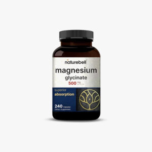 NatureBell Magnesium Glycinate Capsules 500mg | 240 CounT