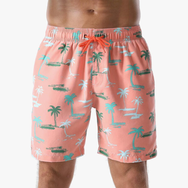 Nonwe Men's Swim Trunks Beachwear Outdoor Quick Dry Retro Soft Washed Drawstring Board Short. Size 32