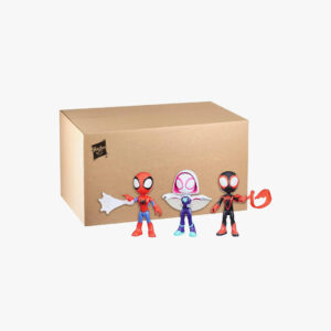 Spidey and His Amazing Friends 3-Pack, 4-Inch Scale Marvel Action Figures, 3 Toy Figures, 3 Accessories, Spider-Man, Ghost-Spider & Miles Morales, Halloween Gifts Amazon Exclusive)