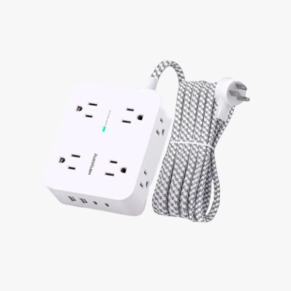 Surge Protector Power Strip - 8 Outlets with 4 USB