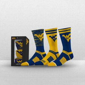 NCAA | PREMIUM CREW 3-PACK. West Virginia University